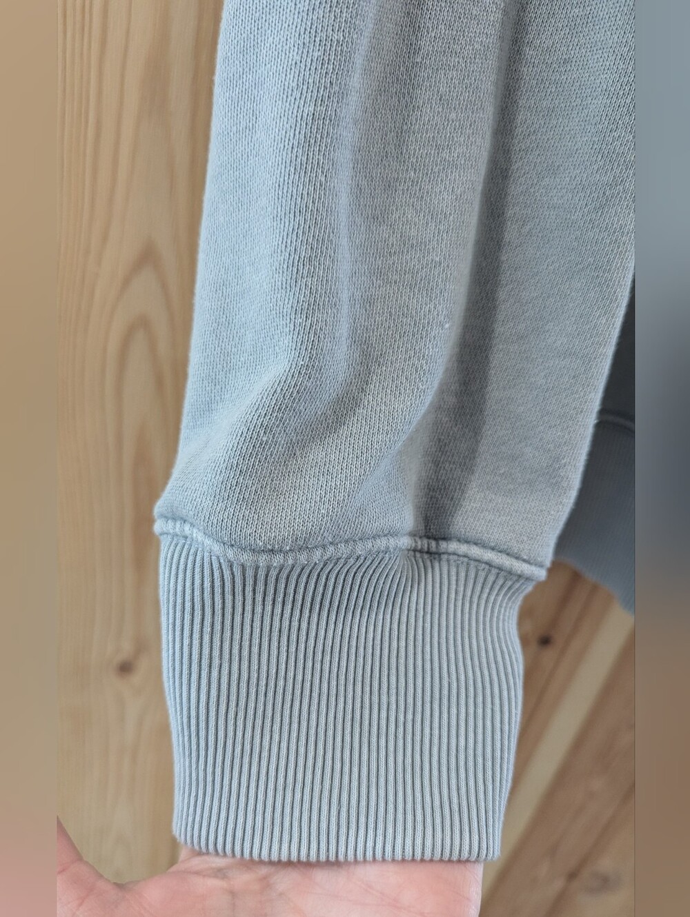 aerie Light Steel Blue Crewneck Sweatshirt - Picture 6 of 8